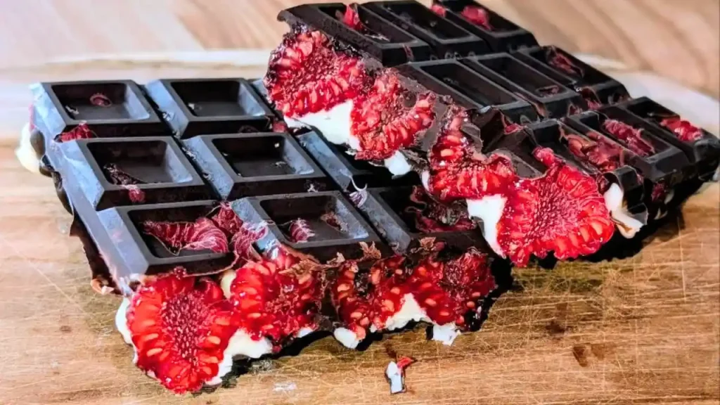 Ma recette de framboise enrobée de chocolat façon Franui maison